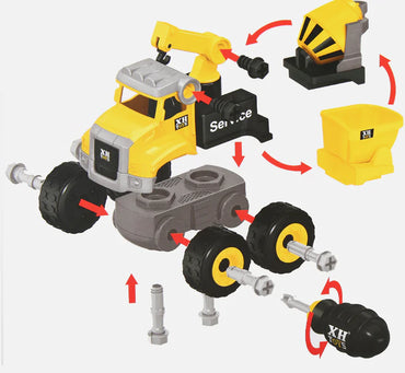DIY Assembly Engineering Vehicle Model Toy for Kids