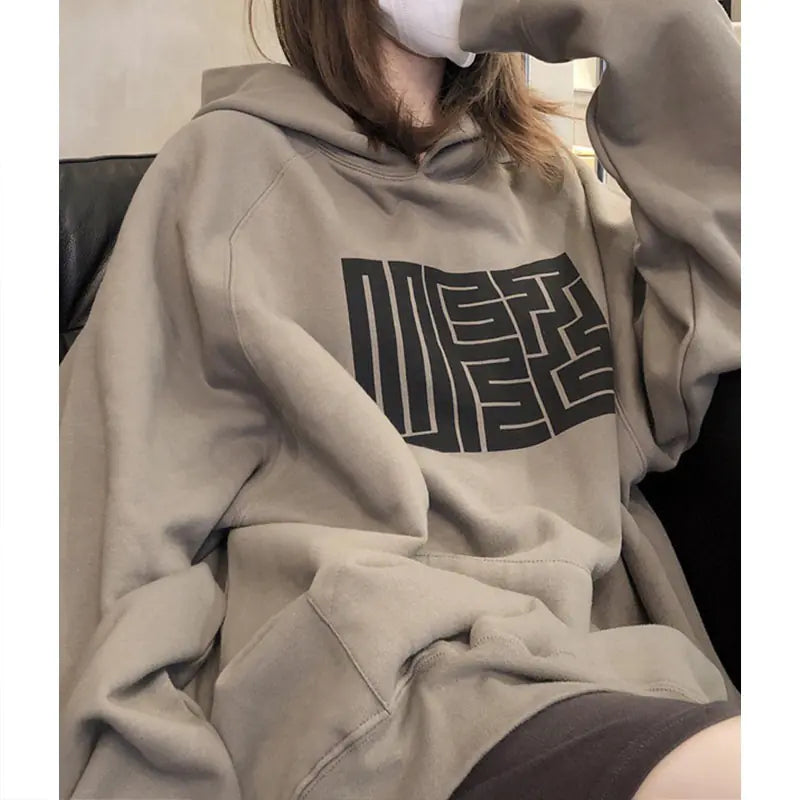 Korean Style Loose Long-Sleeved BF Top