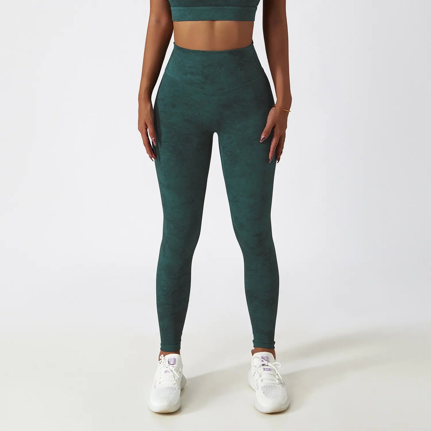 High Waist Printed Yoga Fitness Pants for Women