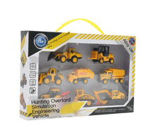 Alloy Engineering Vehicle Toy Set for Kids (8 Models)