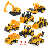 Alloy Engineering Vehicle Toy Set for Kids (8 Models)